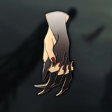 Holding Hands With Monsters Pin - Shadow