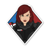 2.8” FemShep Paragade Sticker