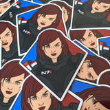 2.8” FemShep Paragade Sticker